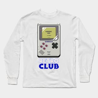 Retro Club Gameboy Shirt Long Sleeve T-Shirt